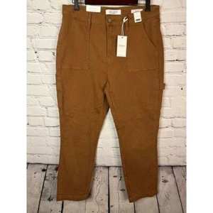 Judy Blue Jeans High Waist Utility Slim Fit JB88462 Brown Women's Size 13/31 NWT - Picture 1 of 9