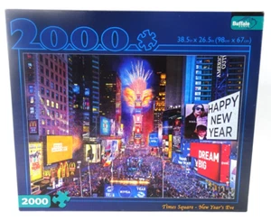 Times Square New York 2,000 Piece Buffalo Games Puzzle NEW - FACTORY GLUED SHUT - Picture 1 of 3