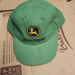 John Deere Toddler Baseball Cap Hat Green Elastic Back - Picture 1 of 3