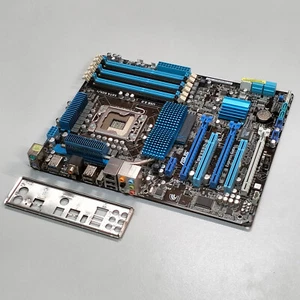 Placa madre genuina ASUS P6X58D-E LGA 1366 X58 Chipset ATX 6x DIMM DDR3 USB 3.0 - Imagen 1 de 14