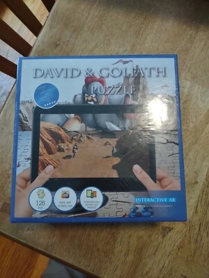 Ceaco Jigsaw Puzzle David And Goliath, Interactive Learning Bible Story New - Image 1 of 2