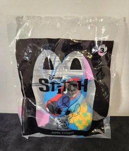 2022 DISNEY STITCH COOL STITCH PLUSH #3 HAPPY MEAL TOY NIP  - Picture 1 of 2