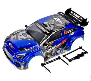 MAVERICK Quantum RX Rally Body Shell Bodyshell Blue Body Mounts MV150363 - Picture 1 of 5