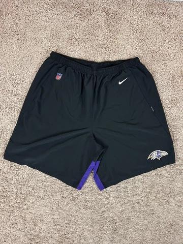 Nike NFL On Field Baltimore Ravens Team Issued Practice Shorts Men’s Size 3XL Cover