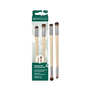 EcoTools Augenverbesserung Duo Make-up Pinsel Kit, für verbesserten Augenlook, Verwendung zur Definition - Bild 1 von 11