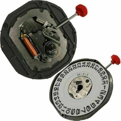 MARKENLOS MIYOTA 2415 movimento al quarzo calibro 3 pin 3mm/6mm parte di riparazione con batteria 377