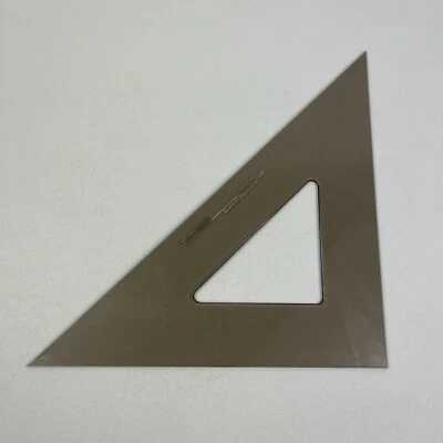 KOH-I-NOOR Drafting Rapidograph Triangle Double Ink Edge Acrylic 7203-10 10in - Image 1 of 4