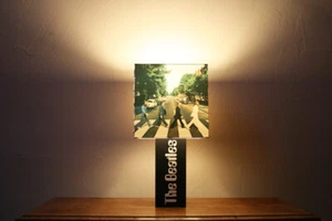 Handmade ‘The Beatles’ Lamp + Album Cover Lampshade, Lennon, McCartney, Lava - Picture 1 of 8