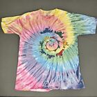 Vintage Single Stitch Peace Frogs Tie Dye Shirt xL Made In USA Allsport