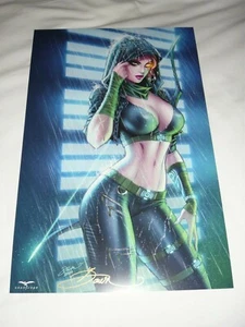 2021 ECCC Zenoscope - Robyn Hood Kunstdruck signiert von Dawn McTeigue 11x17 - Bild 1 von 1