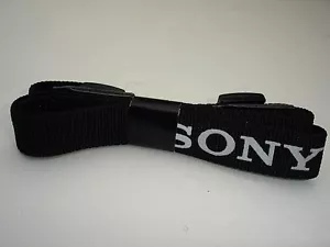 Black SONY camera strap  3/4" Wide   New condition  #001660