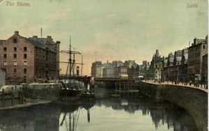 PC THE SHORE LEITH SCHOTTLAND VINTAGE POSTKARTE (u7404) - Bild 1 von 2