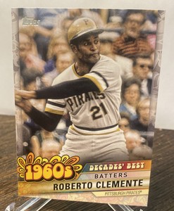 2020 Topps - Decades Best Series 2 Batters Blue #DB-29 Roberto Clemente
