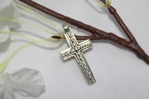 Antique Sterling Silver Cross Pendant - Picture 1 of 5