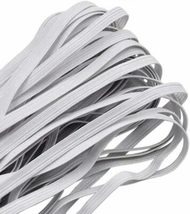 50 yds Heavy Stretch Wide Braided ¼ Inch Flat Elastic Band for Sewing Crafts DIY - Picture 1 of 2
