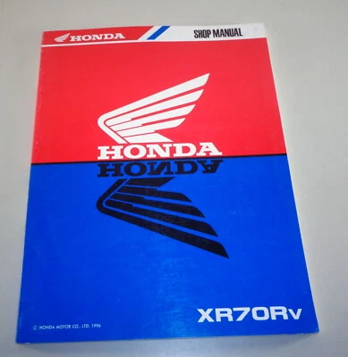 Manual De Taller Honda XR 70 R De 1996 - Imagen 1 de 2