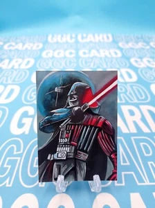 Star Magic Studio Star Wars Darth Vader Sketch Card by Aiyi 1/1 - Picture 1 of 2