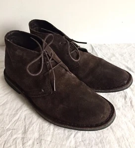 Men’s Kangol Suede Brown Ankle Boots Shoes - Size 8 / 42 - Picture 1 of 10