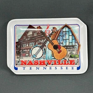 Cenicero Nashville Tennessee Salón de la Fama de la Música Country Cigarrillo Melmac Blanco  - Imagen 1 de 9