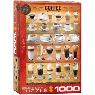 EuroGraphics - Coffee Puzzle - 1000 Piece Jigsaw Puzzle 6000-0589 - Image 1 of 3