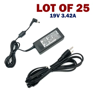 Lot of 25 Genuine 65W Asus AC Adapter Laptop Charger 19V 3.42A 5.5 2.5mm w/Cord - Picture 1 of 9