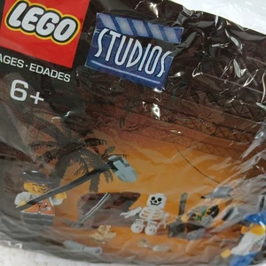 LEGO Studios Set 1411 Minifigur Skelett Filmszene Polybeutel 2001 Neu Versiegelt - Bild 1 von 8