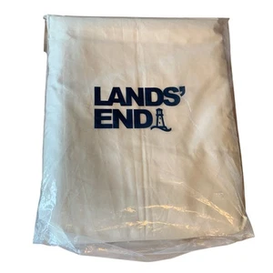 Lands End Duvet Cover King Size Solid Champagne Blush Sealed Original Packaging - Picture 1 of 5