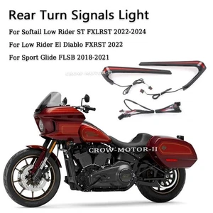 Alforja Trasera LED Señales de Giro Lámpara Para Harley Low Rider El Diablo FXRST 2022 - Imagen 1 de 10