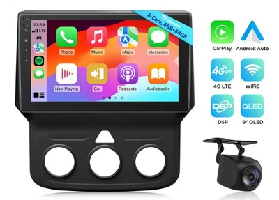For RAM 3500 2013 2014 2015 2016 2017 2018 6+64 9" Android Car Stereo CarPlay 4G - Image 1 of 4