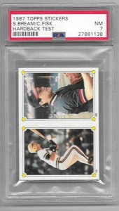 Pegatinas Carlton Fisk 1987 Topps prueba de tapa dura #288 PSA 7 - Imagen 1 de 1