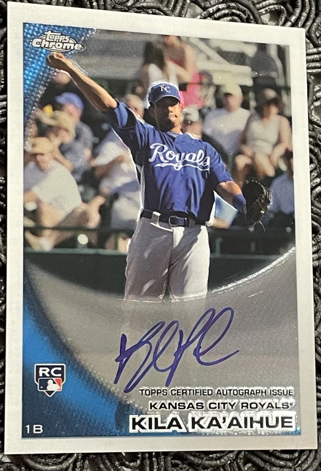 2010 Topps Chrome - Kila Ka'aihue #215 Rookie Autographs (AU) - Image 1 of 2