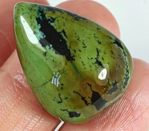 27Ct Spiderweb Turquoise Cab Old Stock PMK2504 - Imagen 1 de 3