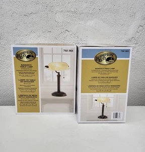 Hampton Bay Bankers Table Lamp - Pack of 2 - Picture 1 of 3