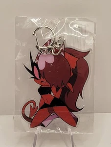 Helluva Boss Valentinstag Pin-up Sallie May Schlüsselanhänger Vivziepop Haifischroboter - Bild 1 von 5