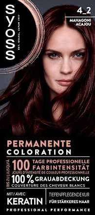 Syoss Haarfarbe 4_2 Mahagoni 1 Stück Neu OVP - Bild 1 von 1