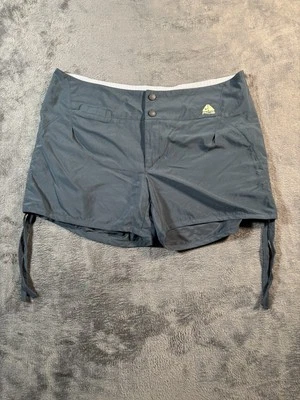 Pantalones Cortos De Colección Nike ACG Para Mujer 12 Azul Senderismo Aire Libre Sendero Secado Rápido Años 2000 Logo Foto 1 de 4