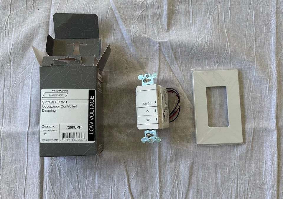 Acuity Sensor Switch - SPODMA D WH - Occ. Controlled Dimming NEW OPEN BOX - Image 1 of 1