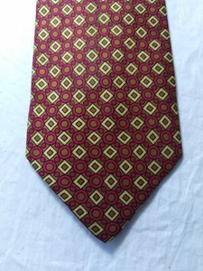 ROXY ROMA 100% SILK TIE SETA CRAVATTA NECKTIE MADE IN ITALY - Imagen 1 de 5