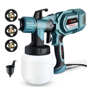 Paint Sprayer-800W Electric HVLP Spray Gun-Airless Gun with 800ml, Container - Picture 1 of 8