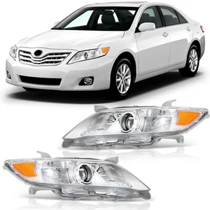 For 2010-2011 Toyota Camry Sedan 4-Door Headlights Assembly Left+Right - Picture 1 of 7