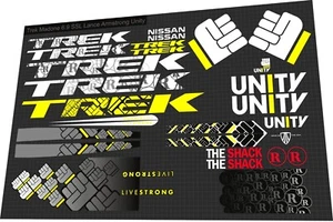 trek_madone_6.9 SSL_Lance Armstrong Unity black 02 DECAL SET - Picture 1 of 1