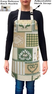 Handmade Christmas Waterproof PVC Coated Wipe Clean Aprons - Code: C56-2 - Picture 1 of 2