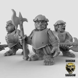Halflings With Polearms | Duncan Shadow | Compatible with Dungeons & Dragons and - Imagen 1 de 4