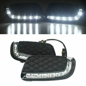 For Benz Smart Fortwo 2008-2011 LED DRL Driving Fog Lamp Daytime Running Light #