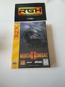 MORTAL KOMBAT II 2 SEGA GENESIS USA 32X / MEGA DRIVE BRAND NEW SEALED