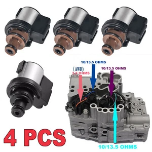 4x Torque Converter AWD Pressure Control & Lock-Up Solenoid For Subaru TR580 690 - Picture 1 of 6