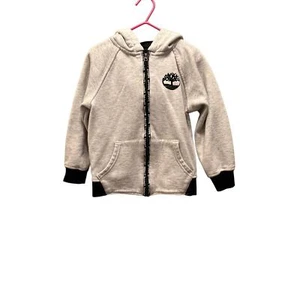 Timberland Kids Jacket Size 4T Full Zip Hoodie Gray - Picture 1 of 4