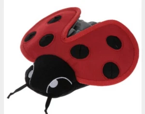 Ladybug Plush Dog Toy- Suitable For All Sizes Dogs Crinkle NWT - Picture 1 of 6