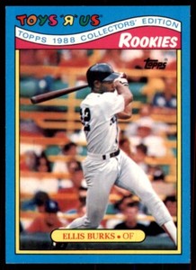 1988 Topps Toys'R'Us Rookies Ellis Burks 100 Baseball Cards #5