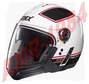 Casco Jet Nolan Grex J2 pro Blaze TAMAÑO XS Blanco Brillante Barbilla Extraible= - Imagen 1 de 1